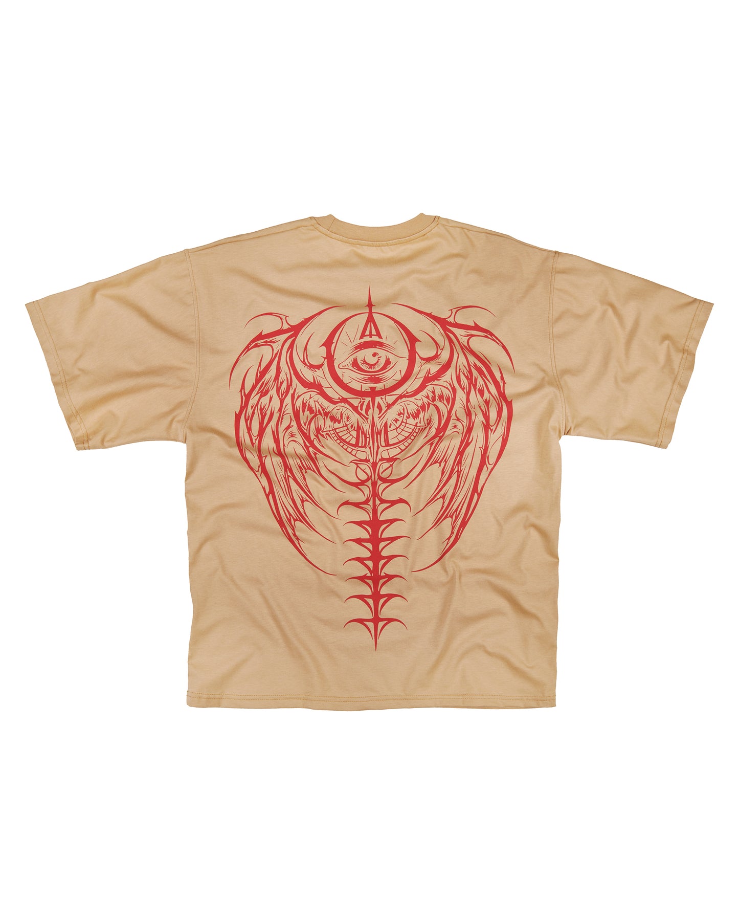 ANIME CREATURA ALATA BEIGE T-SHIRT