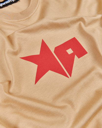 ANIME CREATURA ALATA BEIGE T-SHIRT