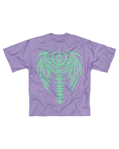 ANIME CREATURA ALATA PURPLE T-SHIRT