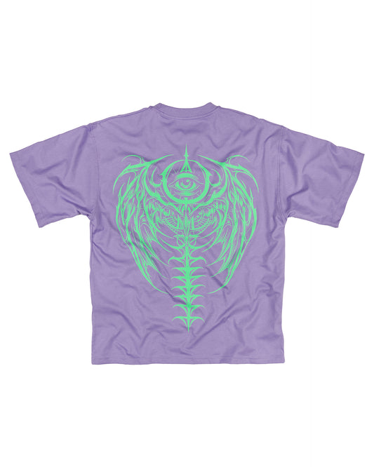 ANIME CREATURA ALATA PURPLE T-SHIRT