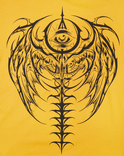 ANIME CREATURA ALATA LIGHT ORANGE T-SHIRT